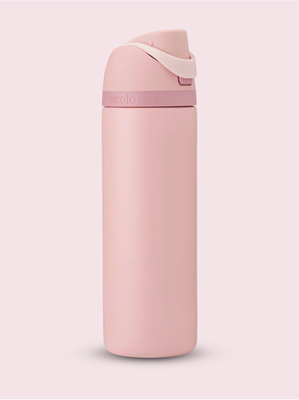 Owala FreeSip Insulated Stainless Steel Water Bottle - 24oz Rose Quartz